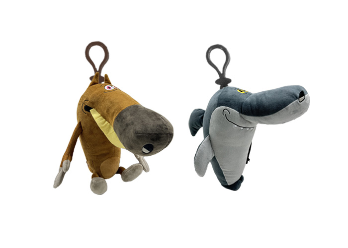 (Mis 0) ZIG & SHARKO – Zig & Sharko Portachiavi Peluche c/bagclip 10cm – 2ass…x96